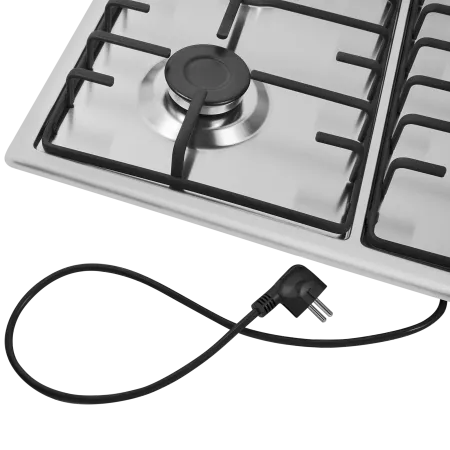 Газовая варочная панель MAUNFELD EGHS.64.3ES Нержавеющая сталь Газовая варочная панель MAUNFELD EGHS.64.3ES Нержавеющая сталь