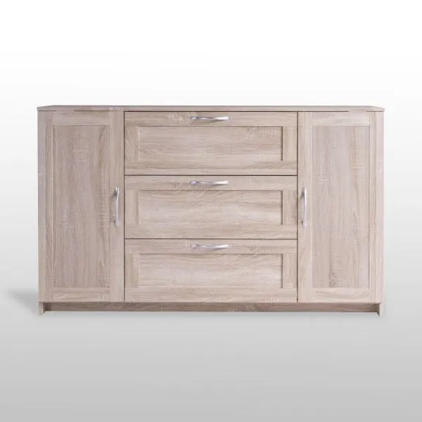 2.02.03.290.3 СИРИУС тумба 2 двери и 3 ящика 156х95 сонома RU 2.02.03.290.3 СИРИУС тумба 2 двери и 3 ящика 156х95 сонома RU