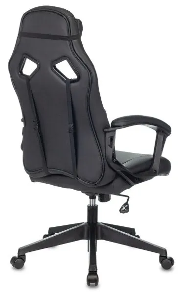 Кресло игровое Zombie Driver черный/желтый экокожа с подголов. крестов. пластик