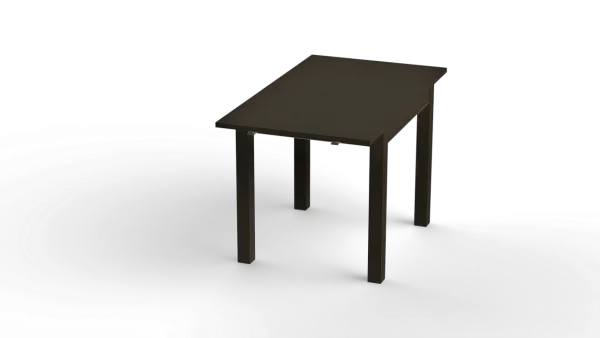 S00524 ВАРДИГ С стол обеденный 80(120)х74х70 шпон, ясень черный