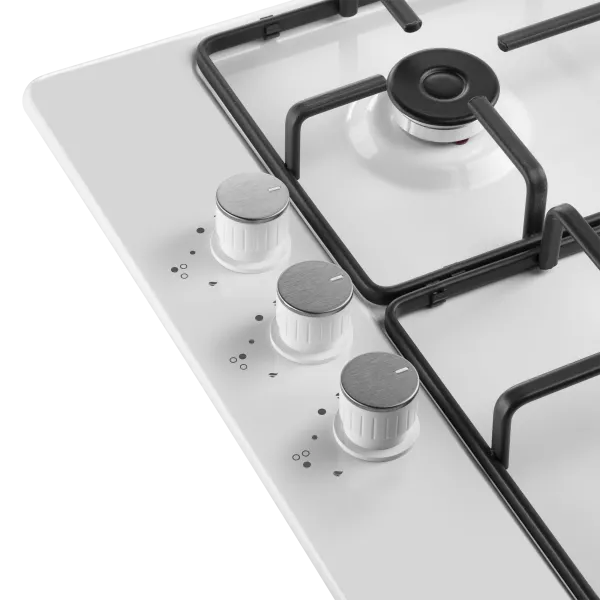 Газовая варочная панель MAUNFELD EGHE.43.3STS-EW Белый Газовая варочная панель MAUNFELD EGHE.43.3STS-EW Белый