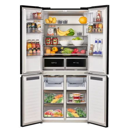 Холодильник с инвертором MAUNFELD MFF190NFD Черный