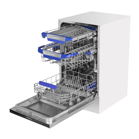 Посудомоечная машина с лучом на полу MAUNFELD MLP-08IMR Нержавеющая сталь