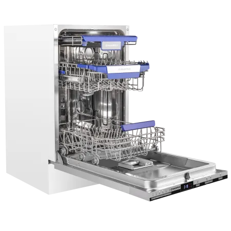 Посудомоечная машина с авто-открываниемMAUNFELD MLP45230 Light Beam Inverter Wi-Fi Нержавеющая сталь