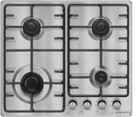 Газовая варочная панель MAUNFELD EGHS.64.3STS-ES/G Нержавеющая сталь