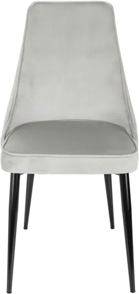 Стул для дома Бюрократ CH-K4_2 комплект 2шт св.серый Holland 09 металл черный на ножках (CH-K4_1/HL09_2)