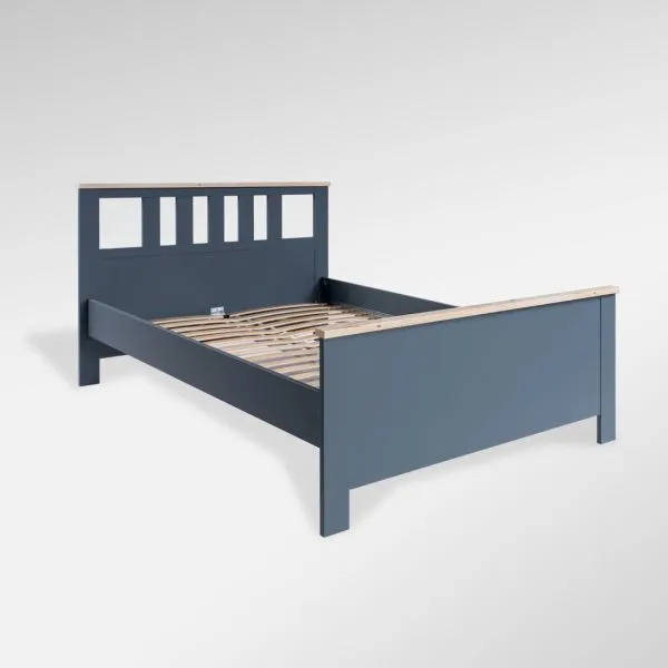 2.08.04.060.16 САГА кровать двойная 140х200 темно-бирюзовая/ясень 2.08.04.060.16 САГА кровать двойная 140х200 темно-бирюзовая/ясень