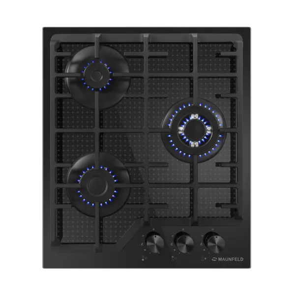Газовая варочная панель MAUNFELD EGHG.43.73C Черный/черная фурнитура Газовая варочная панель MAUNFELD EGHG.43.73C Черный/черная фурнитура