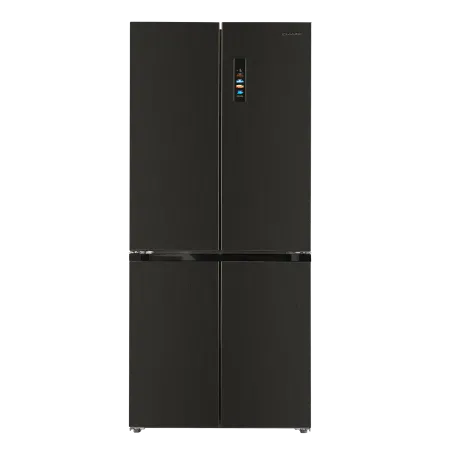 Холодильник с инвертором MAUNFELD MFF190NFD Черная нержавеющая сталь
