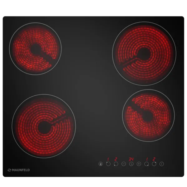Комплект MAUNFELD Basel (Духовой шкаф AEOF6060B2 - 1шт., Варочная панель AVCE594STBK -1 шт.) Черный
