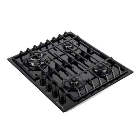 Газовая варочная панель MAUNFELD EGHG.64.63C Черный/черная фурнитура