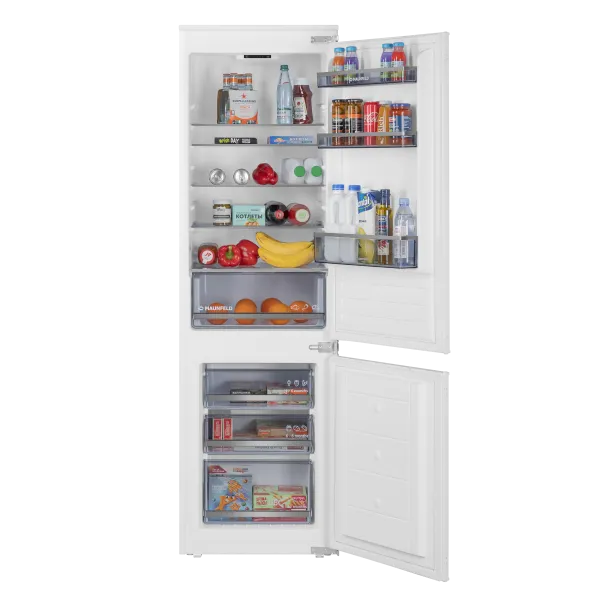 Холодильник-морозильник встраиваемый MAUNFELD MBF177SWGR Белый Холодильник-морозильник встраиваемый MAUNFELD MBF177SWGR Белый