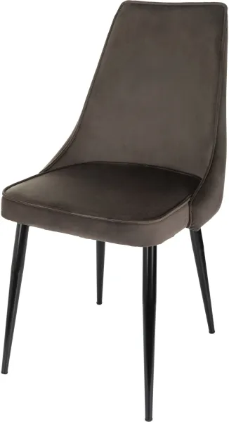 Стул для дома Бюрократ CH-K4_2 комплект 2шт коричневый Holland 74 металл черный на ножках (CH-K4_1/HL74_2)