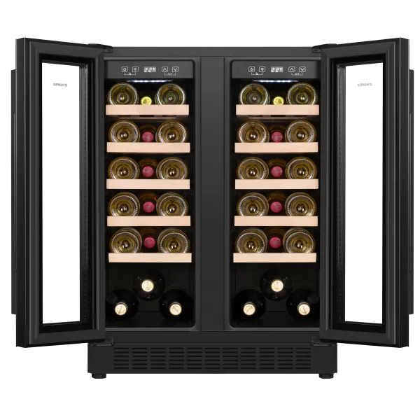 Винный шкаф MAUNFELD MBWC-112S40 Черный Винный шкаф MAUNFELD MBWC-112S40 Черный