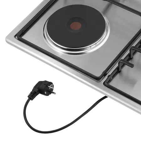 Комбинированная варочная панель MAUNFELD EEHS.64.3CS/KG Нержавеющая сталь Комбинированная варочная панель MAUNFELD EEHS.64.3CS/KG Нержавеющая сталь