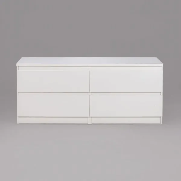 2.03.03.100.1 КАСТОР тумба 4 ящика RU белая 2.03.03.100.1 КАСТОР тумба 4 ящика RU белая