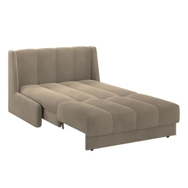 ВЕНЕЦИЯ Складная кровать серо-бежевая, 125