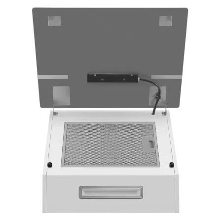 Кухонная вытяжка MAUNFELD Astro 50 белое стекло Белый