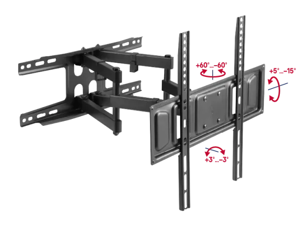 Кронштейн для ТВ наклонно-поворотный MAUNFELD MTM-3270FMD, 32"-70" Черный Кронштейн для ТВ наклонно-поворотный MAUNFELD MTM-3270FMD, 32"-70" Черный
