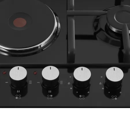 Комбинированная варочная панель MAUNFELD EEHE.64.5EB\KG Черный