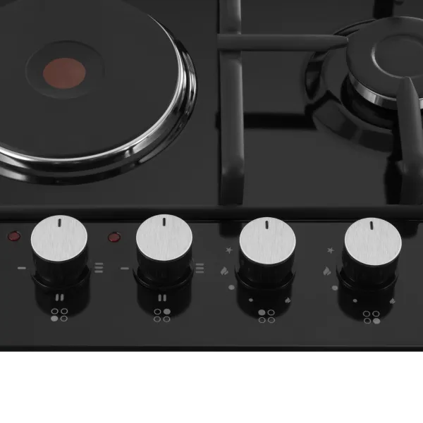 Комбинированная варочная панель MAUNFELD EEHE.64.5EB\KG Черный Комбинированная варочная панель MAUNFELD EEHE.64.5EB\KG Черный