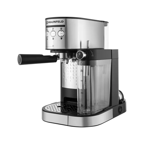 Кофемашина рожкового типа MAUNFELD MF-720S PRO Нержавеющая сталь Кофемашина рожкового типа MAUNFELD MF-720S PRO Нержавеющая сталь