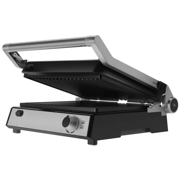 Гриль электрический MAUNFELD MF-1324S Нержавеющая сталь