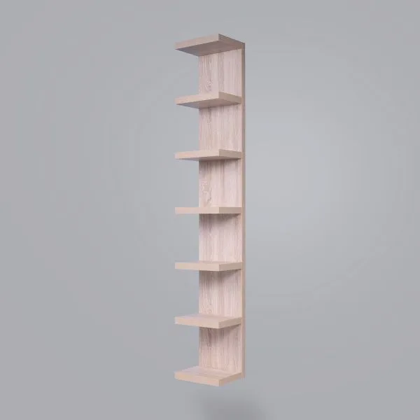 S00784 Фора 190Е полка настенная 30х189х27, дуб беленый