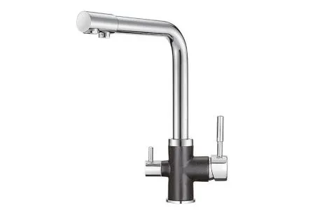 3015, XРОМ/ЧЁРНЫЙ, СМЕСИТЕЛЬ КУХОННЫЙ 3015, XРОМ/ЧЁРНЫЙ, СМЕСИТЕЛЬ КУХОННЫЙ