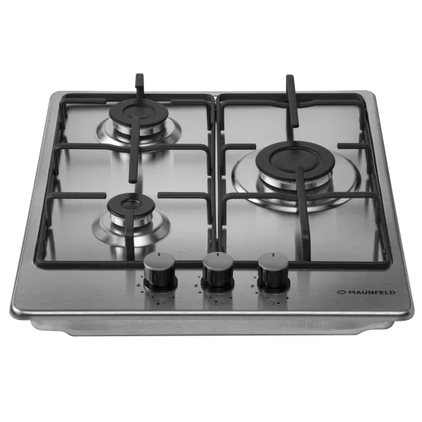Газовая варочная панель MAUNFELD EGHS.43.3STS-ES Нержавеющая сталь Газовая варочная панель MAUNFELD EGHS.43.3STS-ES Нержавеющая сталь