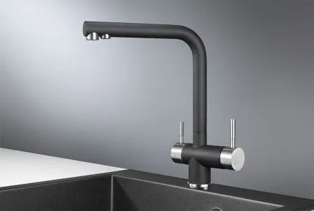 2305, ЧЕРНЫЙ, СМЕСИТЕЛЬ КУХОННЫЙ 2305, ЧЕРНЫЙ, СМЕСИТЕЛЬ КУХОННЫЙ