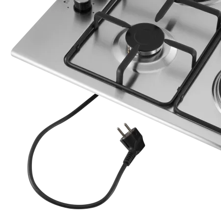 Комбинированная варочная панель MAUNFELD EEHS.64.5ES\KG Нержавеющая сталь