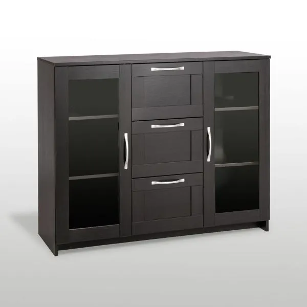 2.02.03.380.5 СИРИУС тумба 2 двери со стеклом и 3 ящика 117х95 Дуб Венге RU 2.02.03.380.5 СИРИУС тумба 2 двери со стеклом и 3 ящика 117х95 Дуб Венге RU