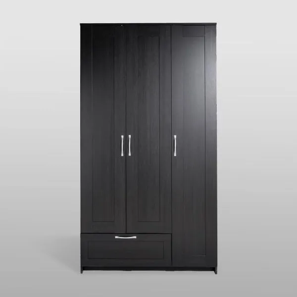 2.02.01.480.5 СИРИУС шкаф 3 двери и 1 ящик 117х59х220 Дуб Венге RU