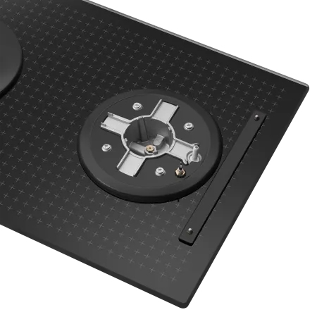 Газовая варочная панель MAUNFELD EGHG.32.73C Черный/черная фурнитура