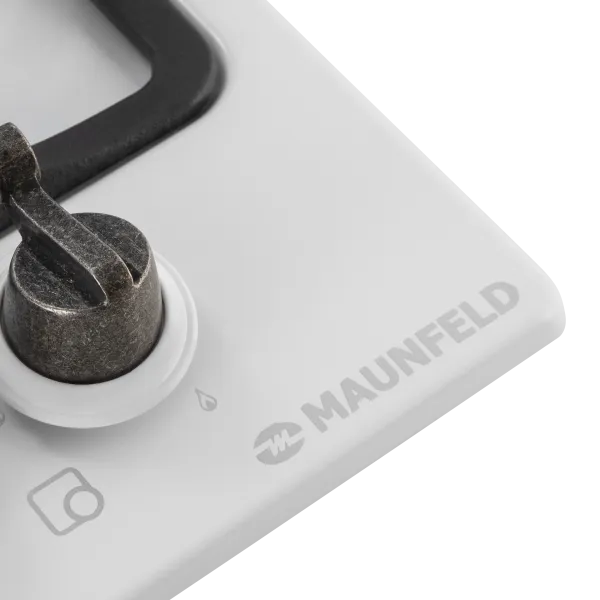 Газовая варочная панель MAUNFELD MGHE.64.74 Белый Газовая варочная панель MAUNFELD MGHE.64.74 Белый