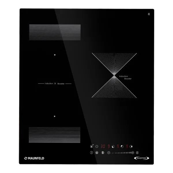 Индукционная варочная панель с объединением зон Bridge Induction MAUNFELD CVI453SBBKD Inverter Черный