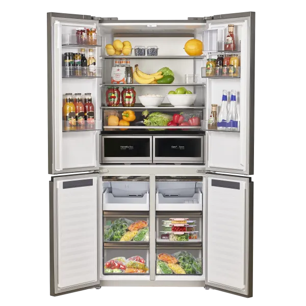 Холодильник с инвертором MAUNFELD MFF190NFD Нержавеющая сталь