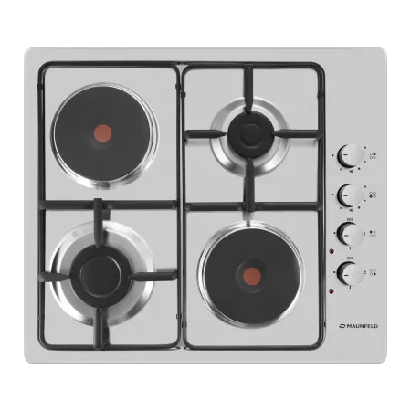 Комбинированная варочная панель MAUNFELD EEHS.64.5ES\KG Нержавеющая сталь