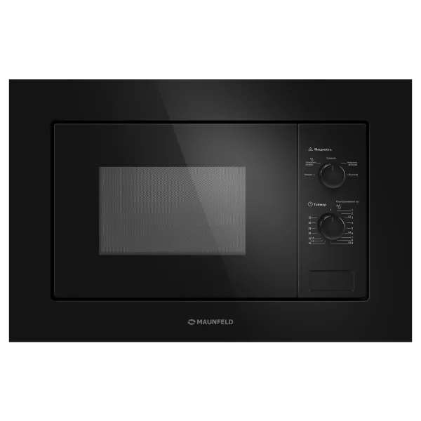 Микроволновая печь встраиваемая MAUNFELD MBMO.20.1PG Черный/черная фурнитура Микроволновая печь встраиваемая MAUNFELD MBMO.20.1PG Черный/черная фурнитура