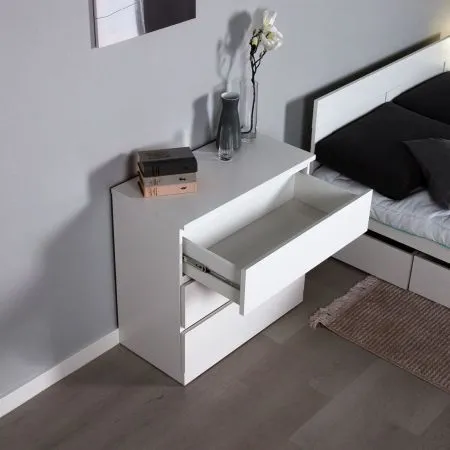 S00203 Варма 3 комод 80х77х40, белый