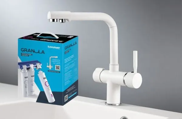 Комплект кухонный смеситель Granula 2088 Арктик + Фильтр Granula Комплект кухонный смеситель Granula 2088 Арктик + Фильтр Granula