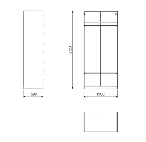 2.06.07.250.1 МАКС стеллаж 100х58х233 белый 2.06.07.250.1 МАКС стеллаж 100х58х233 белый