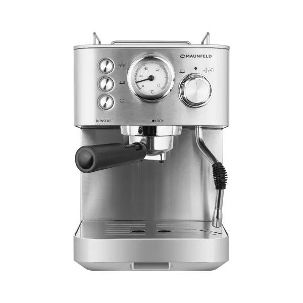 Кофемашина рожкового типа MAUNFELD MF-721S PRO Нержавеющая сталь Кофемашина рожкового типа MAUNFELD MF-721S PRO Нержавеющая сталь