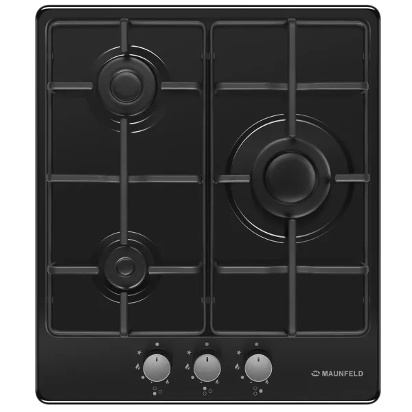 Газовая варочная панель MAUNFELD EGHE.43.3STS-EB Черный