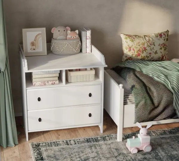 Комод 02 «Вествик» арт.414075002300 /Белый лак/ Комод 02 «Вествик» арт.414075002300 /Белый лак/