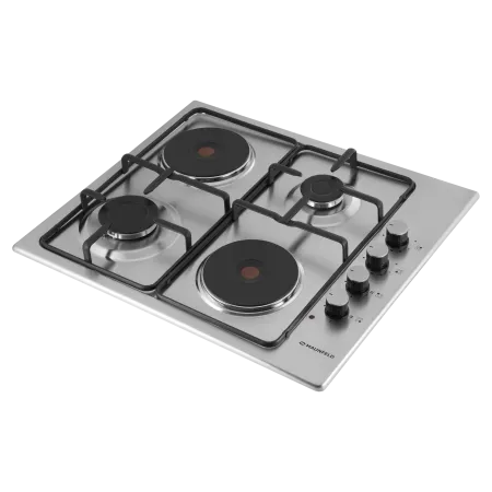 Комбинированная варочная панель MAUNFELD EEHS.64.5ES\KG Нержавеющая сталь