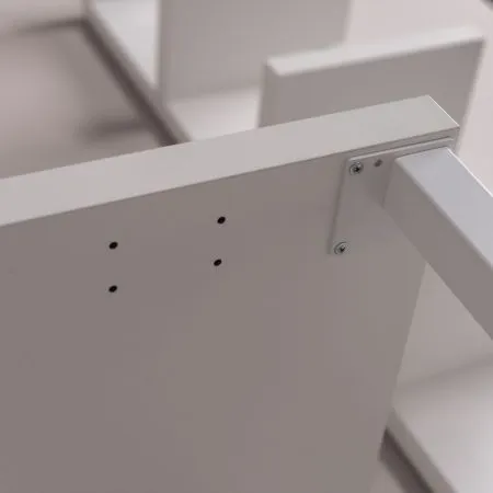 S00449 Ингар 1/ТТ стол письменный 120x75x55, белый