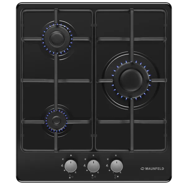 Газовая варочная панель MAUNFELD EGHE.43.3STS-EB Черный