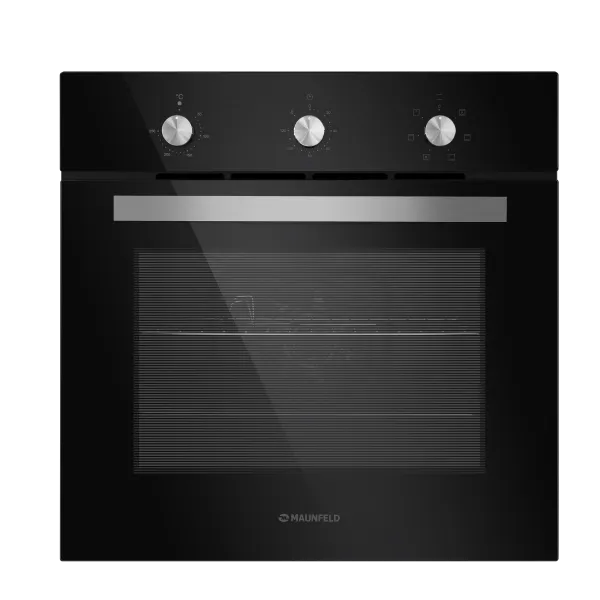 Шкаф духовой электрический MAUNFELD EOEС.586 Черный / Нерж.сталь фурнитура
